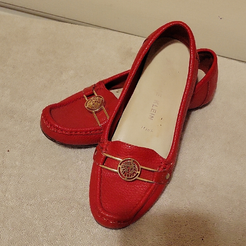 Anne Klein Vibrant Red Loafers